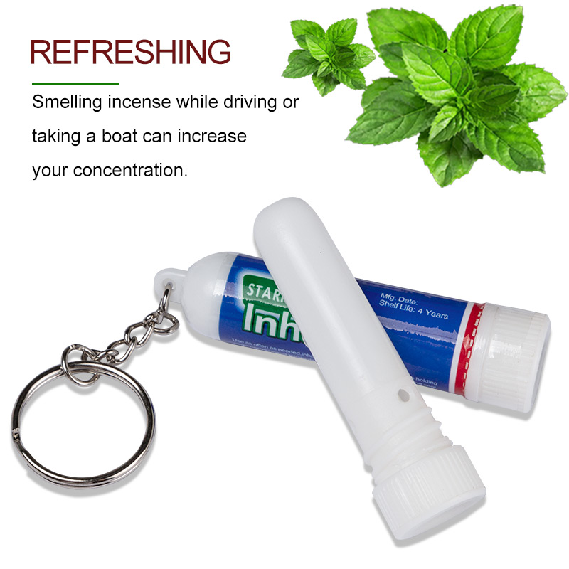 Sumifun 5 Loại Thái Lan Máy Xông Hút Mũi Bạc Hà Kem 100% Ban Đầu Mũi Tinh Dầu Viêm Mũi Mũi Lạnh Thoáng Mát Thảo Dược Lò Xông Tinh Dầu