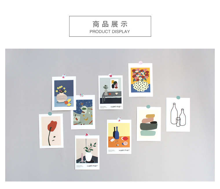 インシンプルアート花瓶ポストカードルーム壁簡潔なクリエイティブ小さなポスター DIY ステッカー写真小道具背景装飾文具