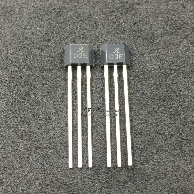10pcs 100% orginal new real stock  A02E Unipolar Magnetic Hall Switch Element A1102EUA-T 02E Hall Sensor TO-92S