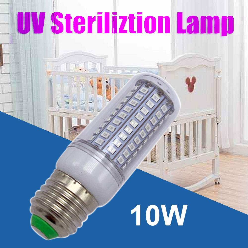 E14 E27 UV-Desinfektionslampe 220 V 110 V E12 LED-Sterilisatorlampe B22 LED UVC keimtötende Glühbirne GU10 UV-Licht 102 LEDs Lampe