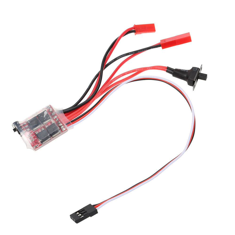Mini controlador de velocidad eléctrico cepillado 30A 4-8V, cepillo ESC, controlador electrónico de velocidad del Motor para coche RC
