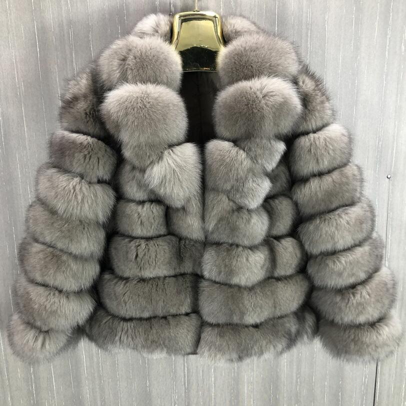 Echter Fuchspelzmantel für Damen, abnehmbare Transform-Jacke, abnehmbare Weste, dicke warme Jacke, solides Fell, Luxusmode