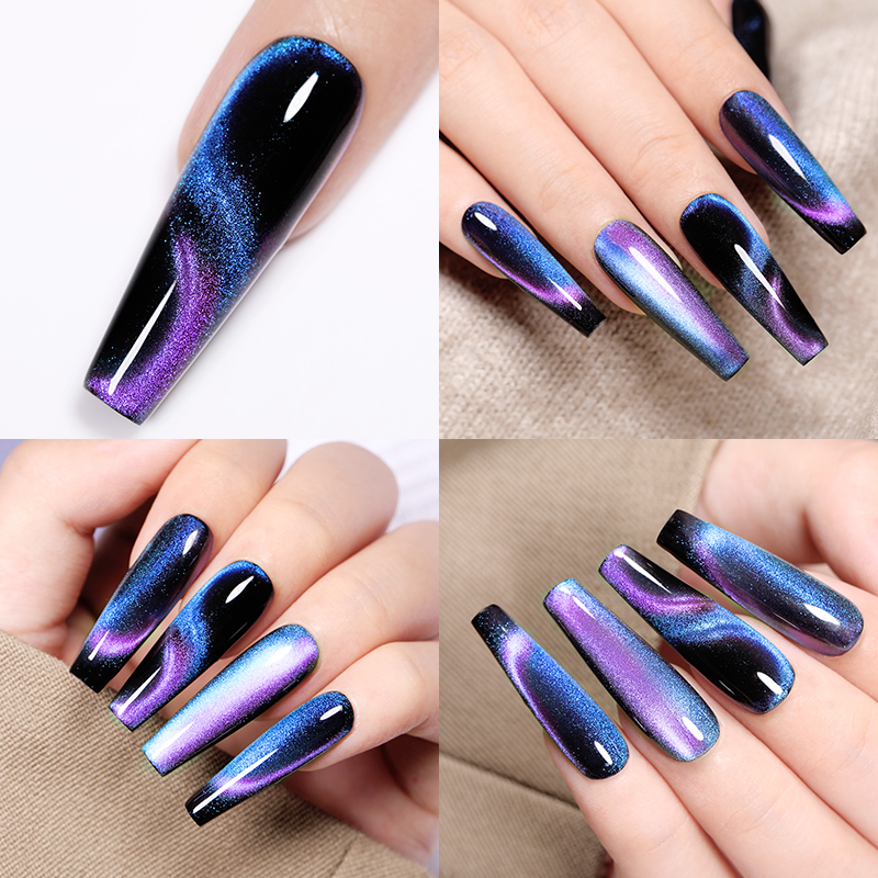 LILYCUTE 7ml 9D gato Esmalte de uñas de Gel magnético imán láser semipermanente remojo UV LED manicura para barniz de Gel de Arte de uñas