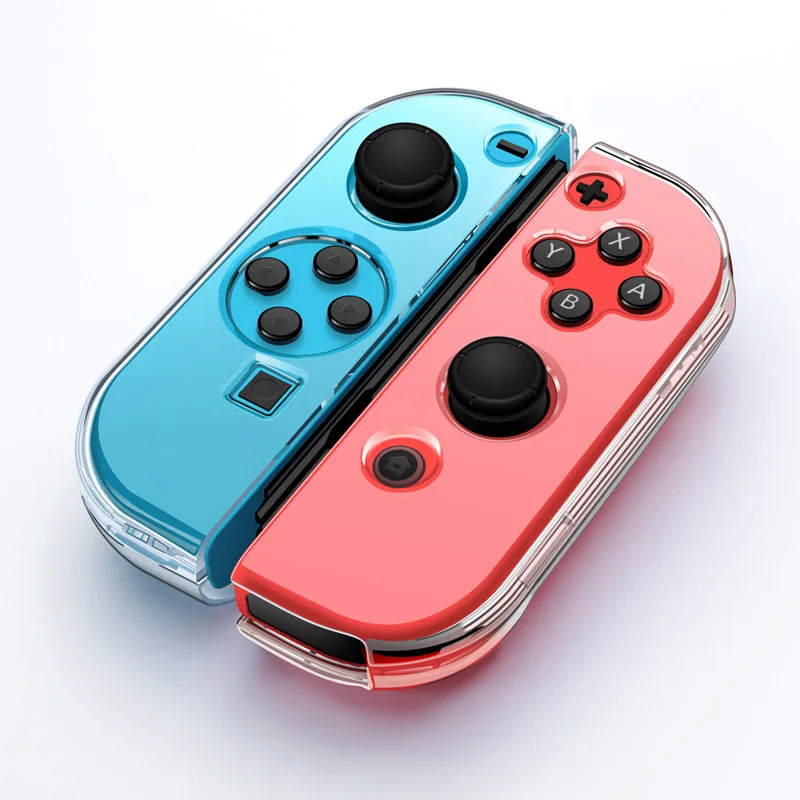 Trong Suốt Cứng Bảo Vệ Joycon Dùng Cho Máy Nintendo Switch/Công Tắc Oled NS Joy-Con Pha Lê Trong Suốt TPU mềm Mại Bảo Vệ