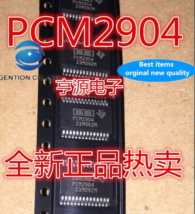 Foto real 100% nueva y original, 5 piezas, PCM2904DB PCM2904 SSOP - 28 códec, garantía de calidad