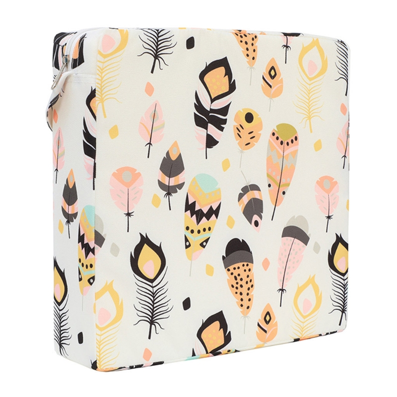 Cadeira de jantar quadrada, lavável, grande, almofada, para crianças, bebê, criança, protetor alto