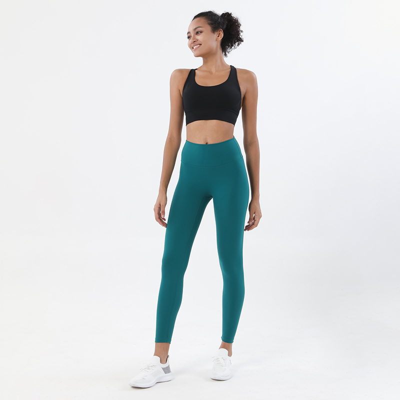 SOISOU-Conjunto de Yoga de nailon para mujer, chándal de gimnasio, conjunto de Fitness, Leggings, Sujetador deportivo, ropa deportiva transpirable, 2 piezas