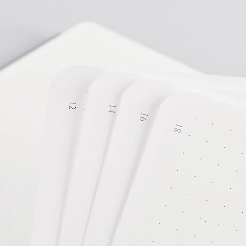 Hardcover A5 Bullet Journals Dot Notebook 188 Seiten 100 g/m2 5,7 x 8,2 Zoll Retro Bandage Candy Color Diary Notebook Journal BUJO
