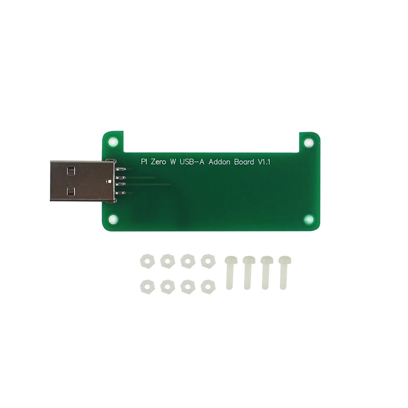 Placa de expansión Raspberry Pi Zero USB Addon USBA, placa de extensión adicional con estuche acrílico para Raspberry Pi Zero 2 W WH 1,3