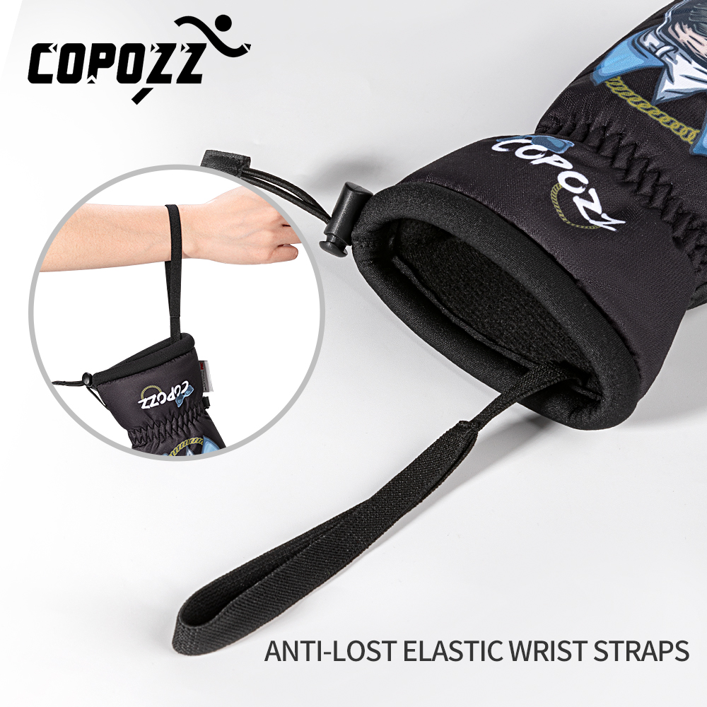 Copozz-30 ℃ 厚くする大人のティーンプロのスノーボードスキーグローブ防風冬暖かい熱スノーミトンスキースノーモービル
