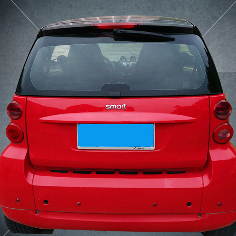 Für Old Smart fortwo 451 Auto Hinten Stoßstange Stamm Hintertür Griff Aufkleber Hilfs Knopf Außen Dekoration Auto Auto Zubehör