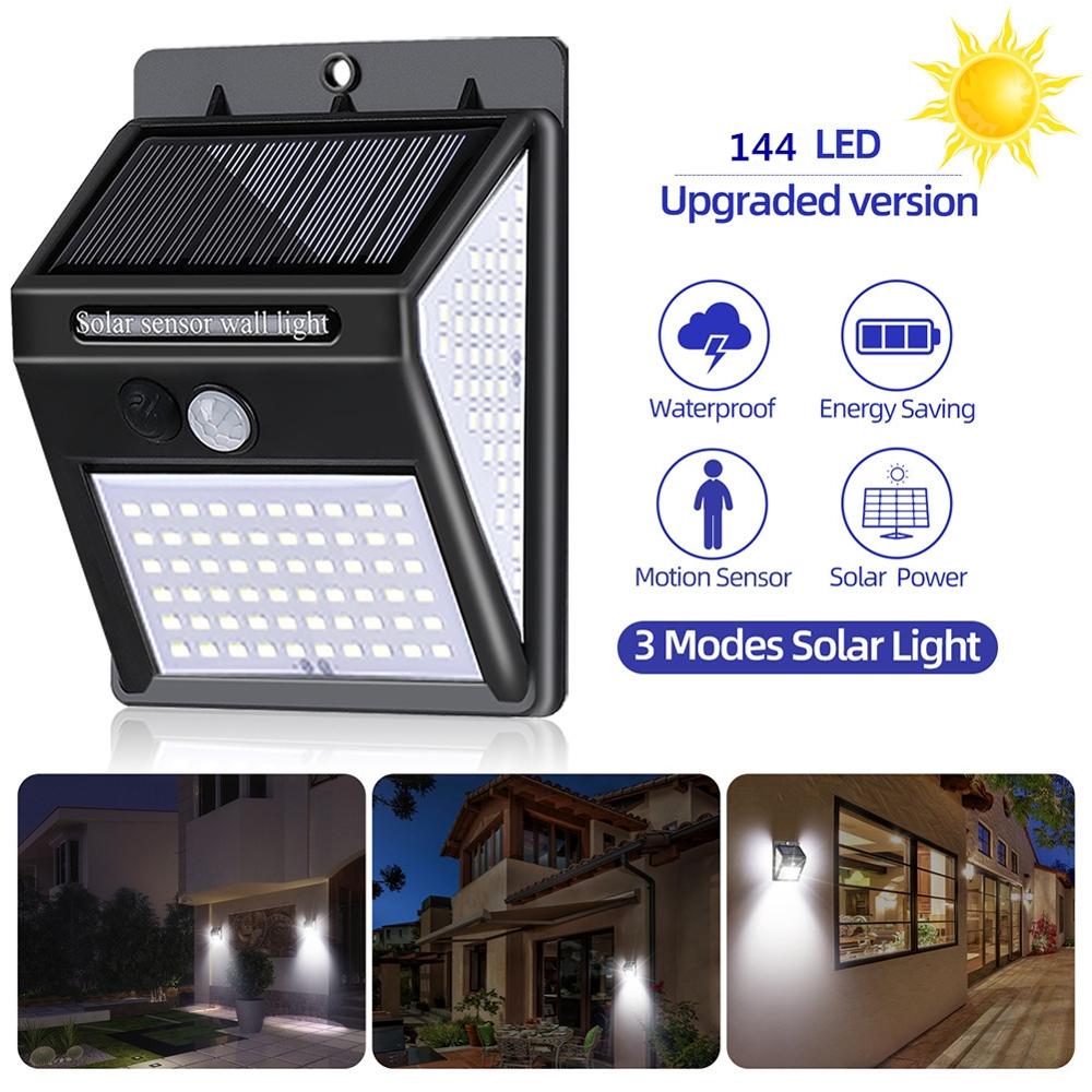 Luz Solar LED, lámpara Solar para exteriores, luz de pared con Sensor, luz Solar impermeable para decoración de jardín