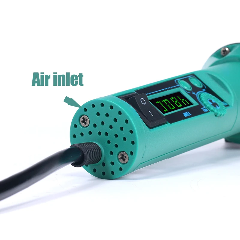 YIHUA แบบพกพา Hot Air Station 8858-I LED Digital Display สถานีบัดกรี 700W บัดกรีปืน PCB SMD ซ่อม BGA Rework Station