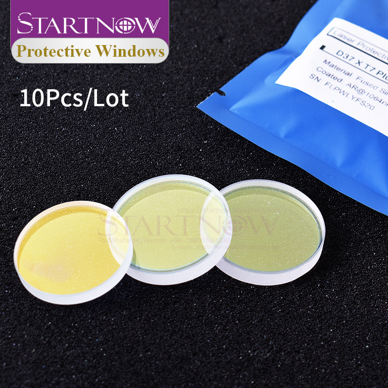 Startnow Bán 10PCS Laser Bảo Vệ Ống Kính 28X4 30X5 37X7 Plus-H 1064nm Quang Có Ống Kính Cho Raytools Precitec Đầu Cắt