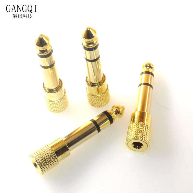 Аудиоадаптер для наушников с разъемом «Мама», 6,3 мм, 1/4 дюйма