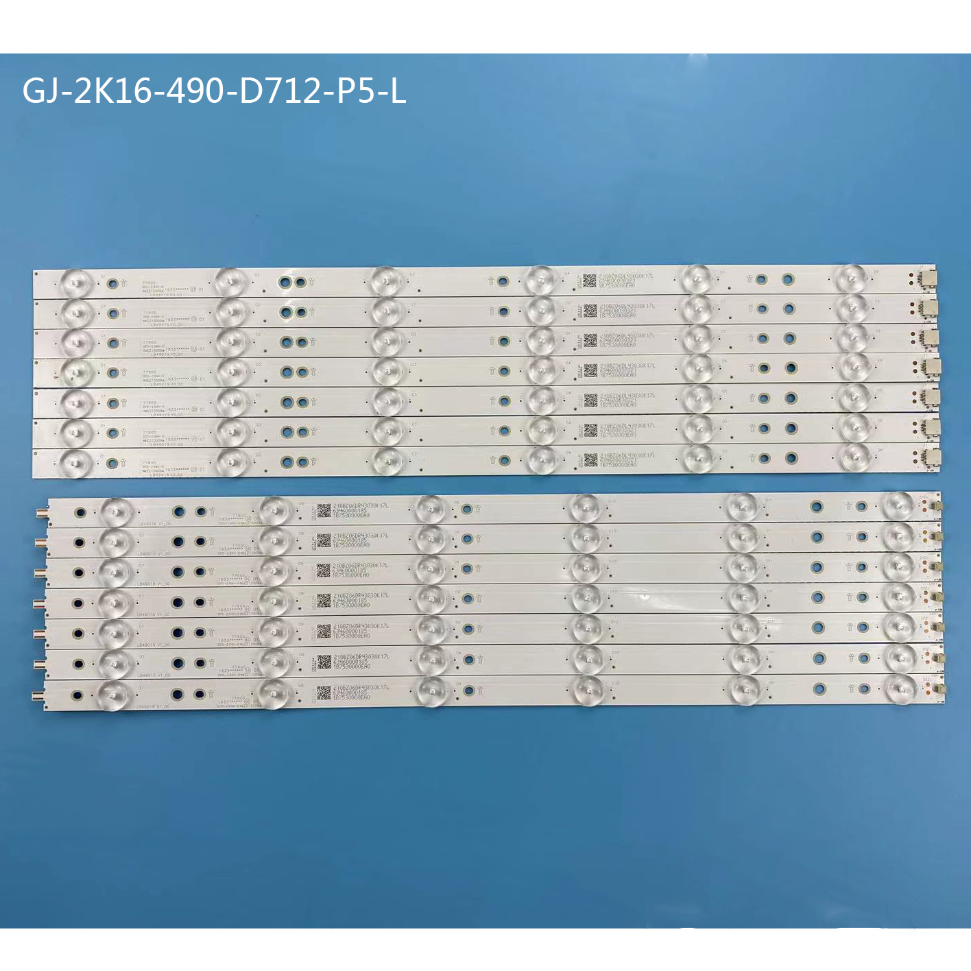 Faixa de luz de fundo LED 12 lâmpadas para Philips 49" 49PUS6501 LB-PF3030-GJD2P6C 490712 -L-D RB 49AEL2-L KD-49X6000D 49PUS7272