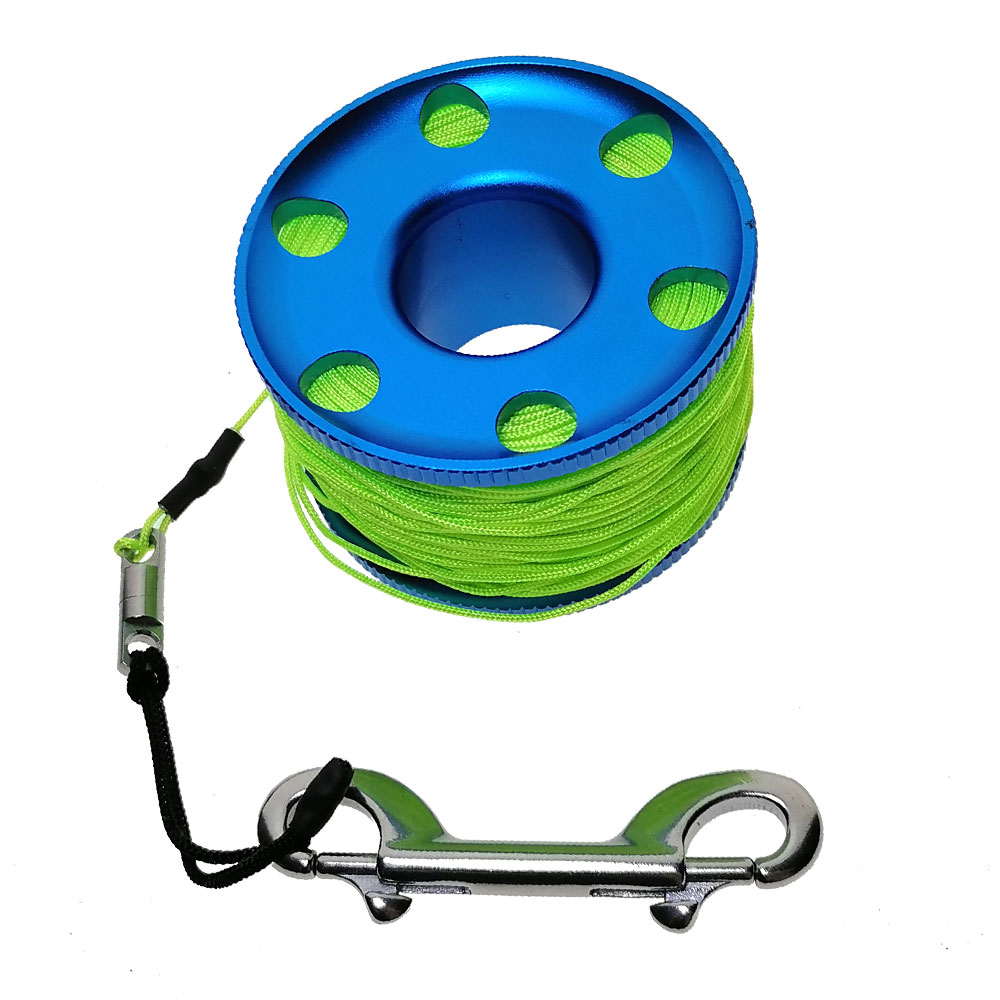 30-60 Mét Đèn Lặn Ống Cuộn Ngón Tay Máy Xác Tàu Động Chống Mất Tích Bút Đánh Dấu Đường Đỏ Phối Thiết Bị An Toàn Bằng đánh Chìm Dòng