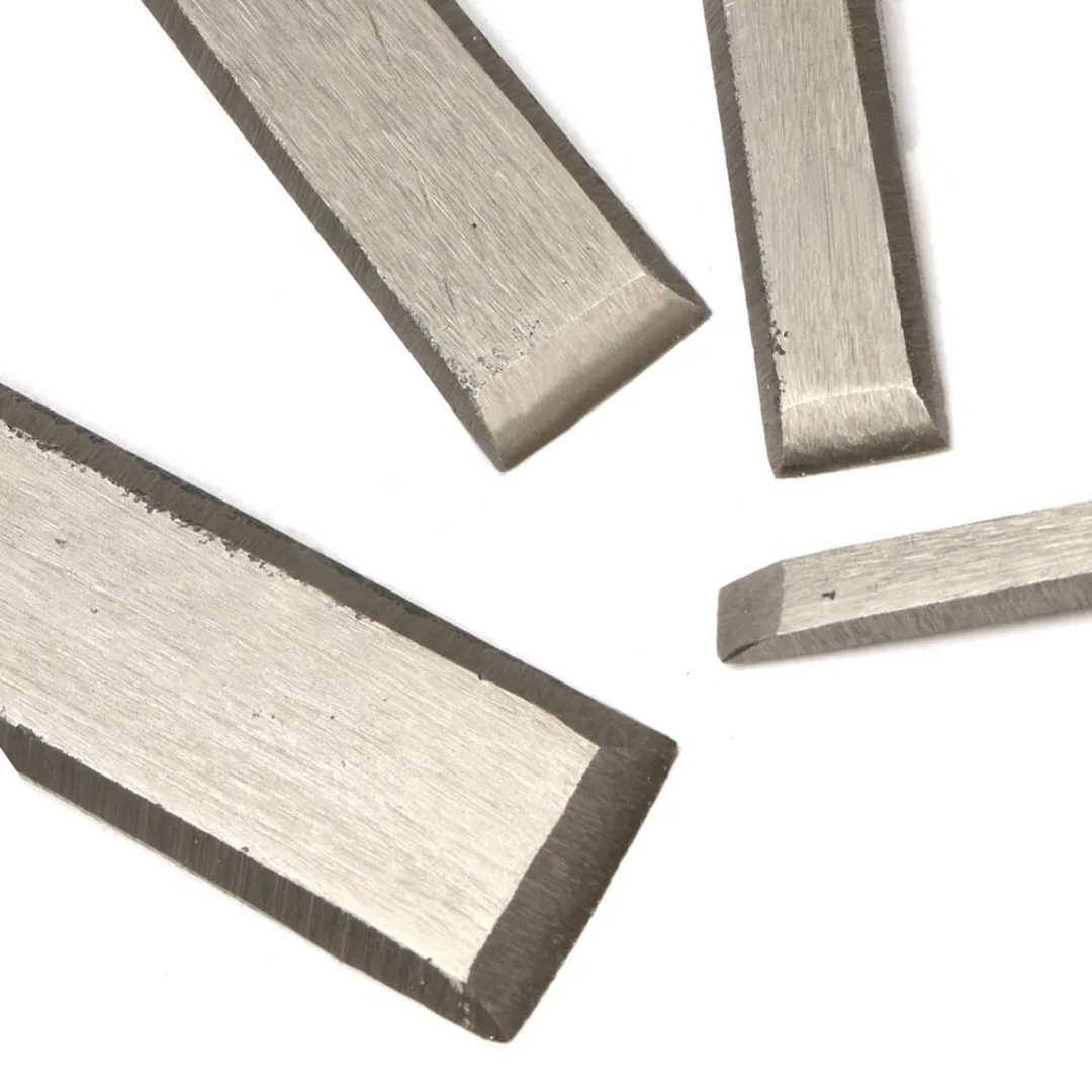 4 ชิ้นไม้แกะสลักชุด Professional สําหรับงานไม้-8/12/16/20 มิลลิเมตรสบาย Beech Handle ไม้ Chisel พร้อมที่จับไม้
