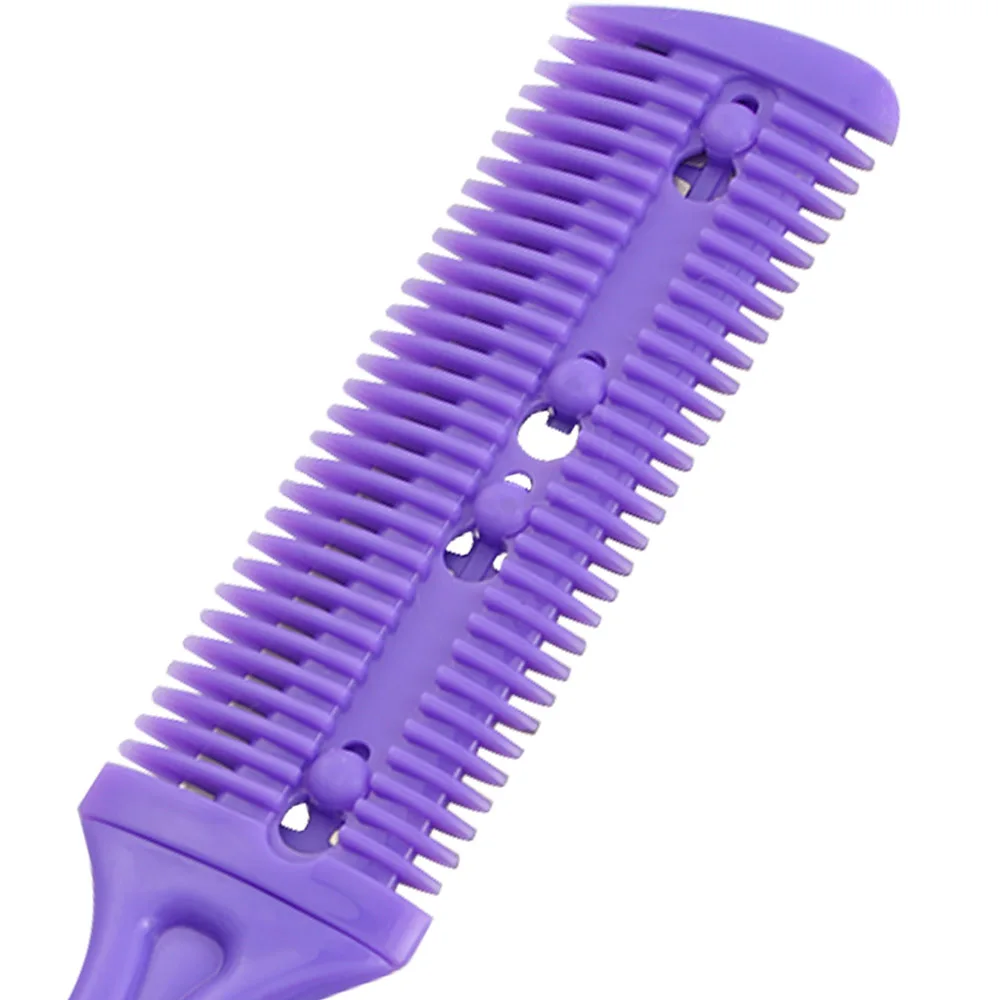 1 Cái Mặt Hai Tóc Dao Cạo Lược Với 2 Có Thể Tháo Rời Lưỡi Dao Cắt Mỏng Shaper Tông Đơ Cắt Tóc Tạo Kiểu Công Cụ