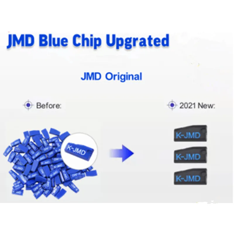 10 Uds 2021 recién llegado original JMD king chip azul para JMD bebé práctico para clon 46 4C 4D G T5 Chip