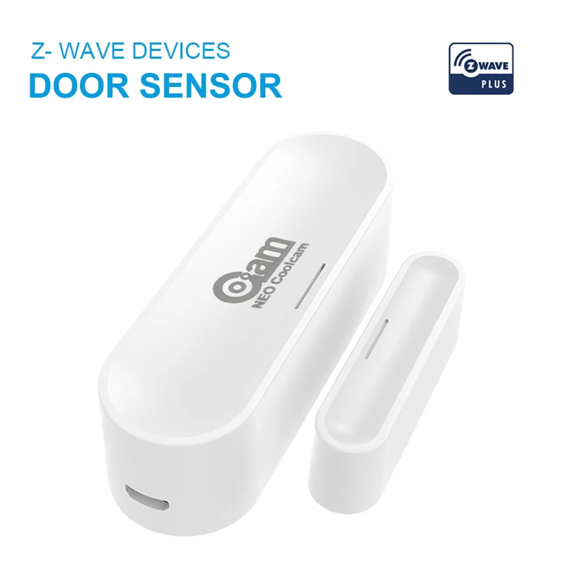 Neo coolcam z wave plus sensor de janela de porta com temperatura e umidade série 700 carga usb bateria operado 868.4mhz