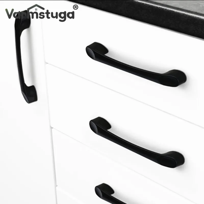 Tay Cầm Màu Đen Cho Đồ Nội Thất Tủ Núm Và Tay Cầm Bếp Tay Cầm Ngăn Kéo Núm Tủ Kéo Tủ Tay Cầm Núm