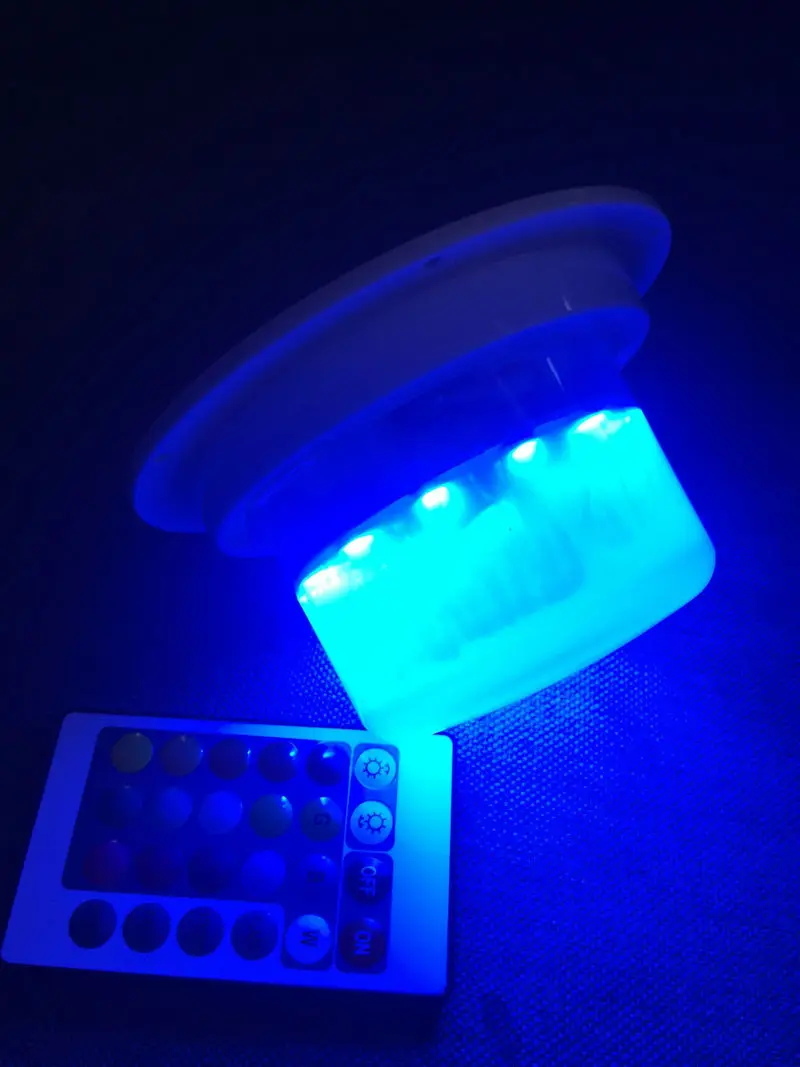 Điều Khiển Từ Xa Sạc Đèn RGB Căn Cứ Chống Nước 5050SMD Module LED Treo 16 Màu Nội Thất Tâm Trạng Ánh Sáng Dưới Bàn