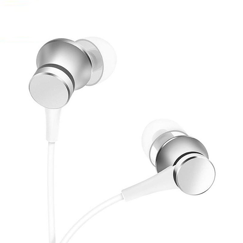 기존 Xiaomi 헤드셋 Mi Piston 3 In-Ear Fresh 3.5mm 와이어 제어 이어폰 음악 스테레오 마이크 Huawei Xiaomi 스마트 폰용