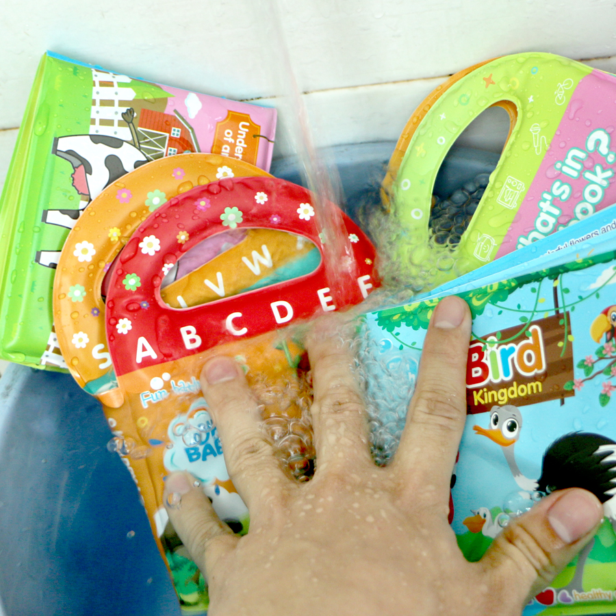 เด็กอ่อน EVA การ์ตูน Bath หนังสือ BB Whistle Early การศึกษาห้องน้ําของเล่นกิจกรรมหน้ากันน้ําหนังสือเด็กสําหรับเด็กวัยหัดเดิน