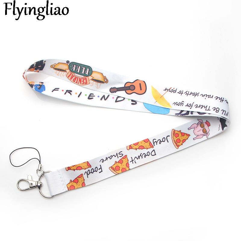 Friends Tv Show Neck Strap Lanyard ID Badge Card Holder Keychain Mobile Phone Strap Gift Ribbon Webbing Necklace