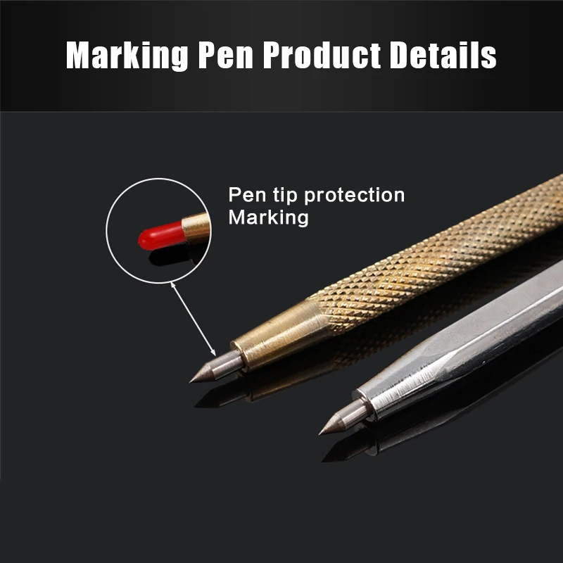 1Pcs โลหะ Marker ปากกาแกะสลักทังสเตนคาร์ไบด์ Nib ปากกา Stylus สำหรับแก้วเซรามิคโลหะไม้แกะสลักมือเครื่องมือ