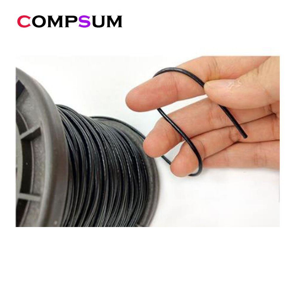 Black Coated steel wire rope 304 Stainless Steel Steel PVC Coated Flexible Wire Rope soft Cable Transparent Clothesline