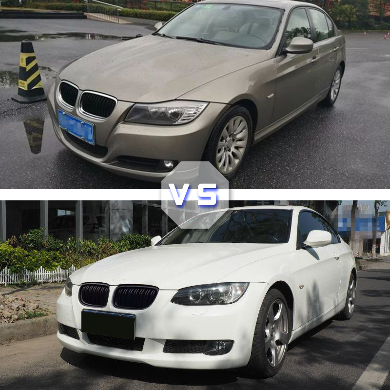 M-カラーのヘッドライトグリル,光沢またはマットブラック,bmw e90,e91,lci 325i, 328i, 335i, 2009, 2010, 2011, 1ペア用の自動レーシンググリル