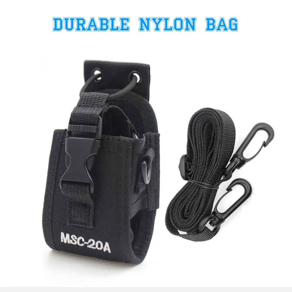 Taktische Radio Fall Halter Nylon Tragen Fall Für Baofeng UV-5R UV-82 UV-888S UV-9R Walkie Talkie Zubehör für Jagd Camping