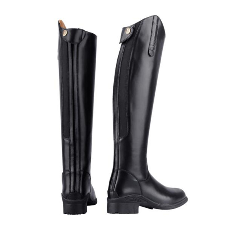 Cavassion clássico equestre jodhpur zíper reto botas equipamentos equestres quando cavaleiro equitação cavalos botas longas