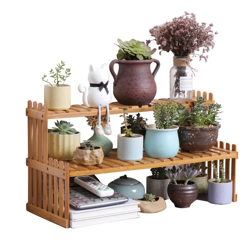 Được Làm Bằng Tre Hoa Đứng Chậu Trồng Kệ Hoa Đỡ Gỗ Tre Có Giá Để Đồ Vườn Nhà Tổ Chức
