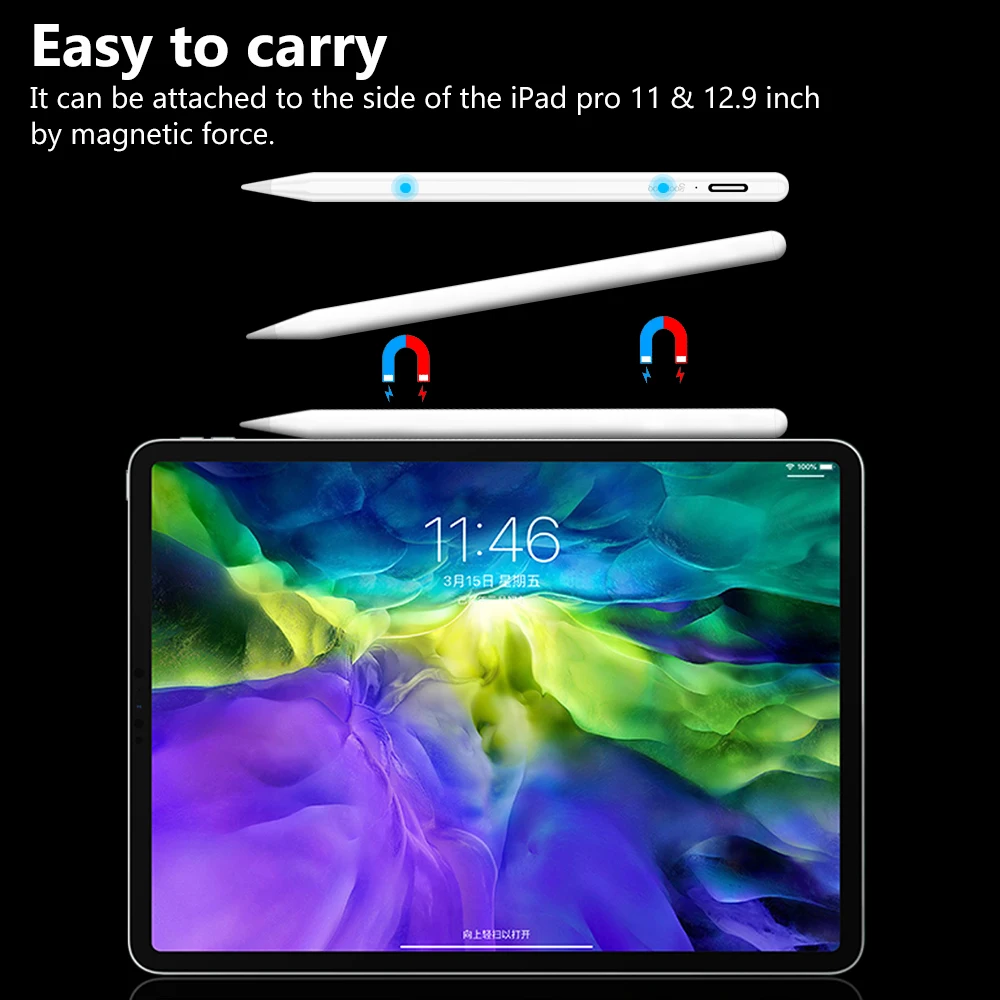Lápiz óptico Universal para tableta, para Android, IOS, Apple Pencil 1, 2, para iPad, Xiaomi, Huawei