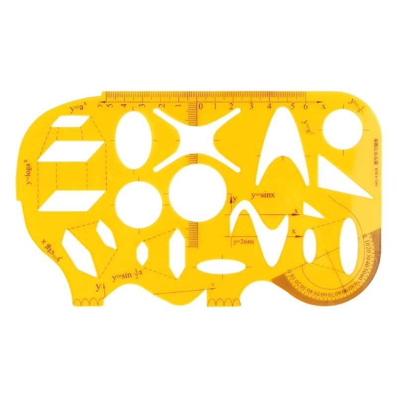 K Resin Circles Squares Triangle Geometric Template Ruler Stencil Measuring Tool  Whosale&DropShip