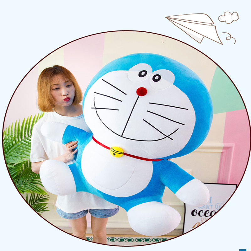 Anime Doraemon Kawaii wypchane pluszowe zabawki miękkie zwierzę pluszowa lalka figurki Anime Doraemon lalki urodziny prezenty dla dziewczyny dzieci