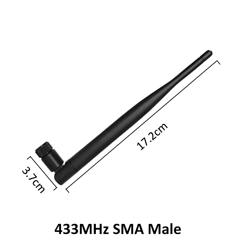 433 MHz Antenne 5 dBi SMA-Stecker 433 MHz IOT-Antenne wasserdichte Richtantenne 21 cm RP-SMA Pigtail-Kabel