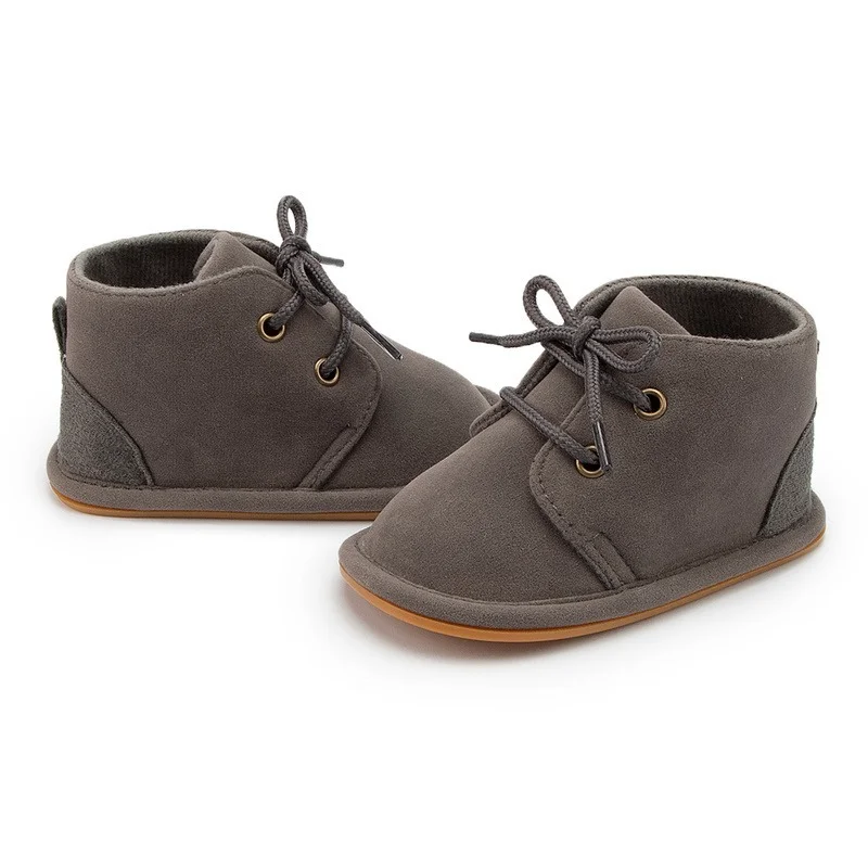 KIDSUN รองเท้าเด็กชายฝ้ายคลาสสิก Non-Slip Soft-Sole ยางเด็กวัยหัดเดินรองเท้าเด็กทารก First walkers 3สี