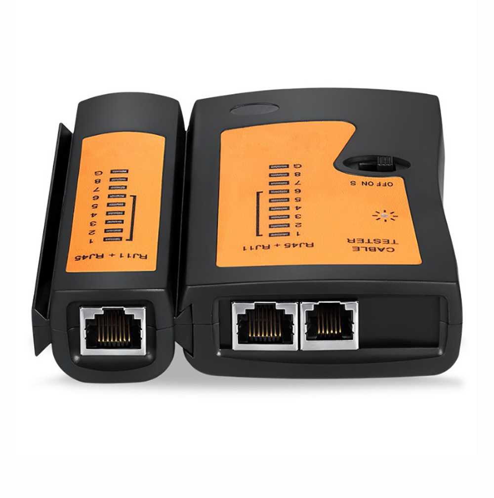 Probador de Cable Lan OULLX RJ45, probador de Cable de red RJ45 RJ11 RJ12 CAT5 UTP, probador de Cable Ethernet, herramienta de red, reparación de red