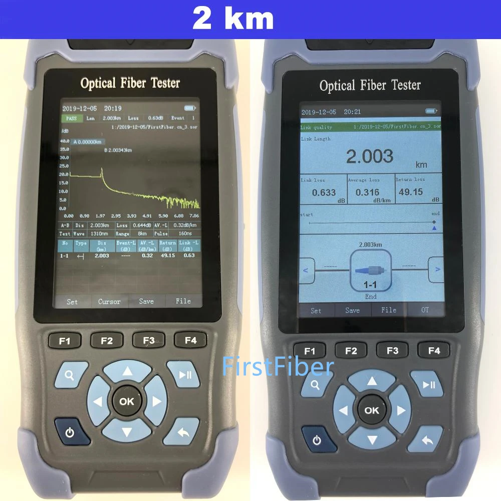 Рефлектометр 980REV Mini Pro OTDR, 9 функций в 1, устройство OPM OLS VFL, карта событий, RJ45, Ethernet-кабель, трекер расстояния последовательности