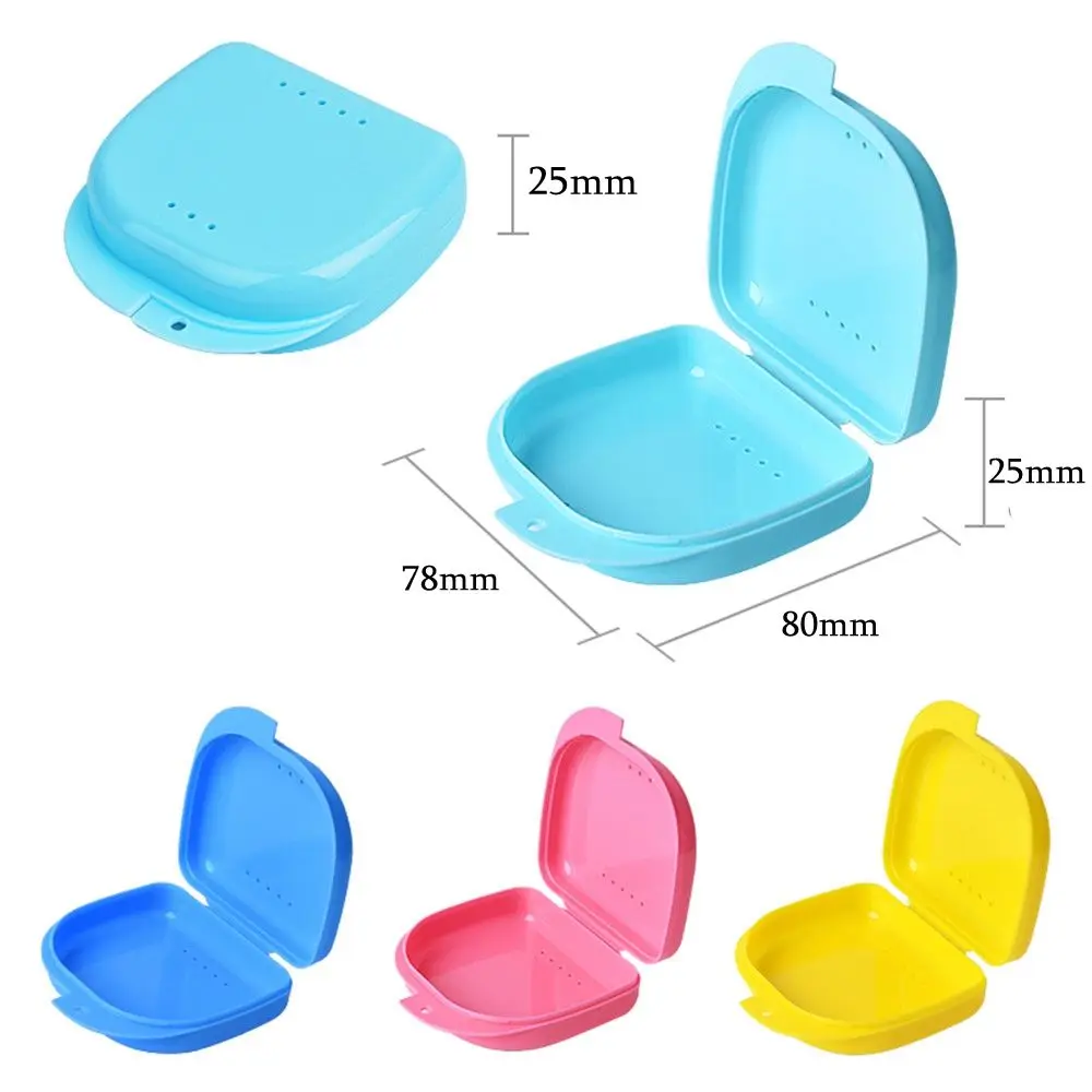 Mới Nha Khoa Thiết Bị Cung Cấp Khay Chăm Sóc Sức Khỏe Nẹp Ốp Lưng Bảo Vệ Miệng Hộp Đựng Răng Giả Hộp Bảo Quản Vệ Sinh Răng Miệng