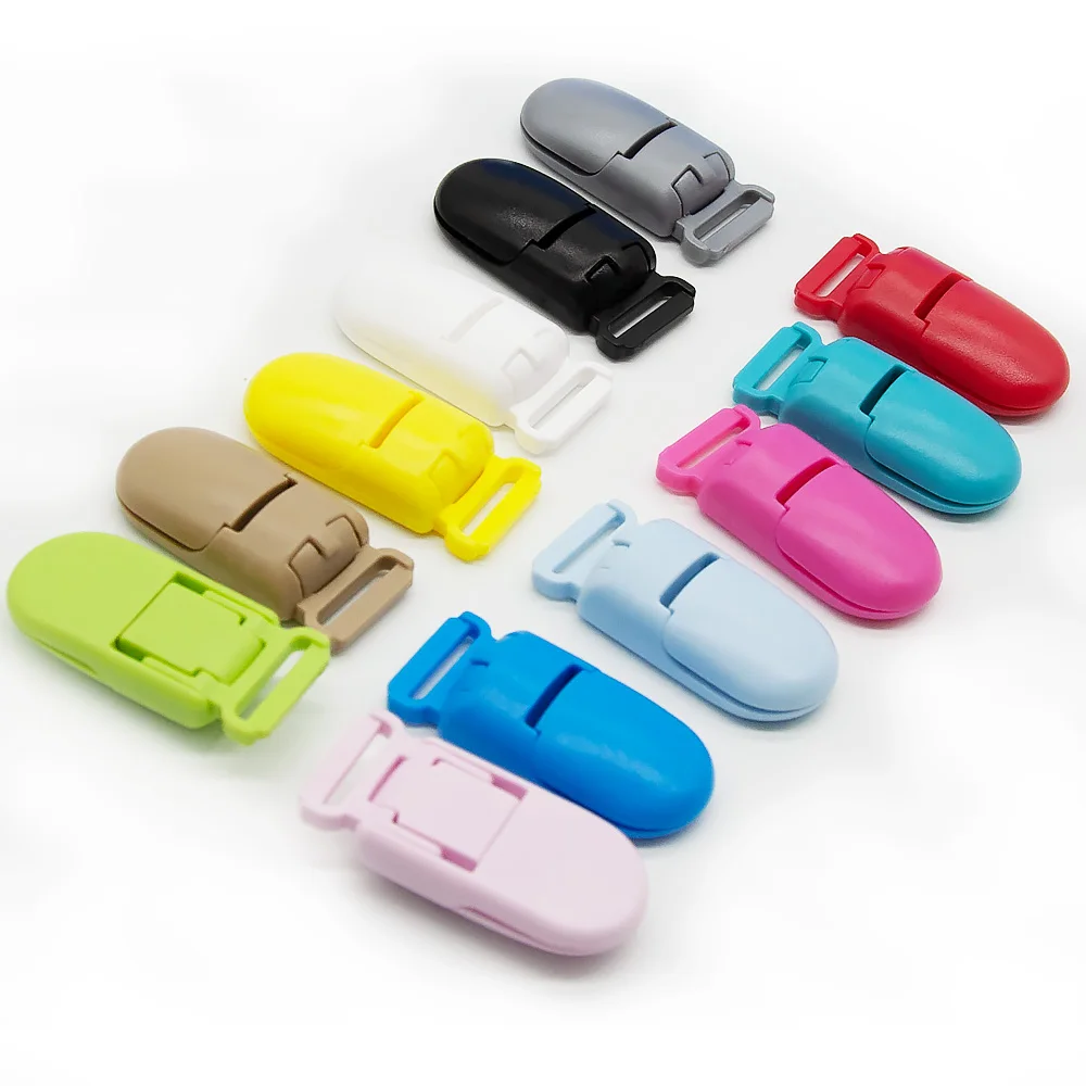 Dễ Thương-Ý Tưởng Silicone Cho Bé Miếng Dán 18Mm Bộ 5 Kẹp Nhựa An Toàn Cho Bé Đồ Chơi Vòng Cổ Mặt Dây Chuyền Kẹp Bán Buôn
