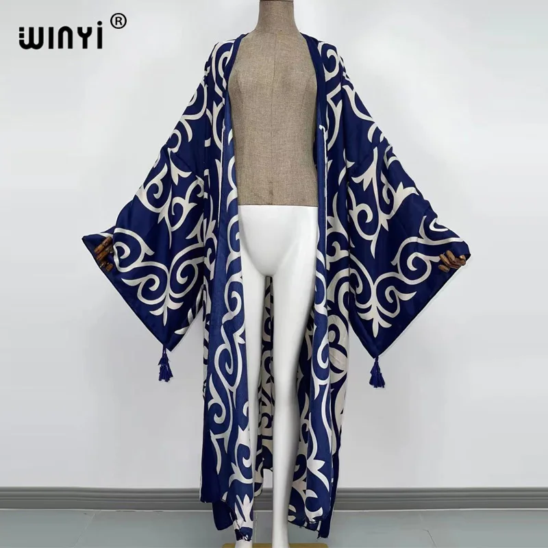 Winyi-女性用長袖ケープドレス,イブニングドレス,トーキング,ボヘミアン,マキシ,アフリカン,バウィングスリーブ,シルク,2021