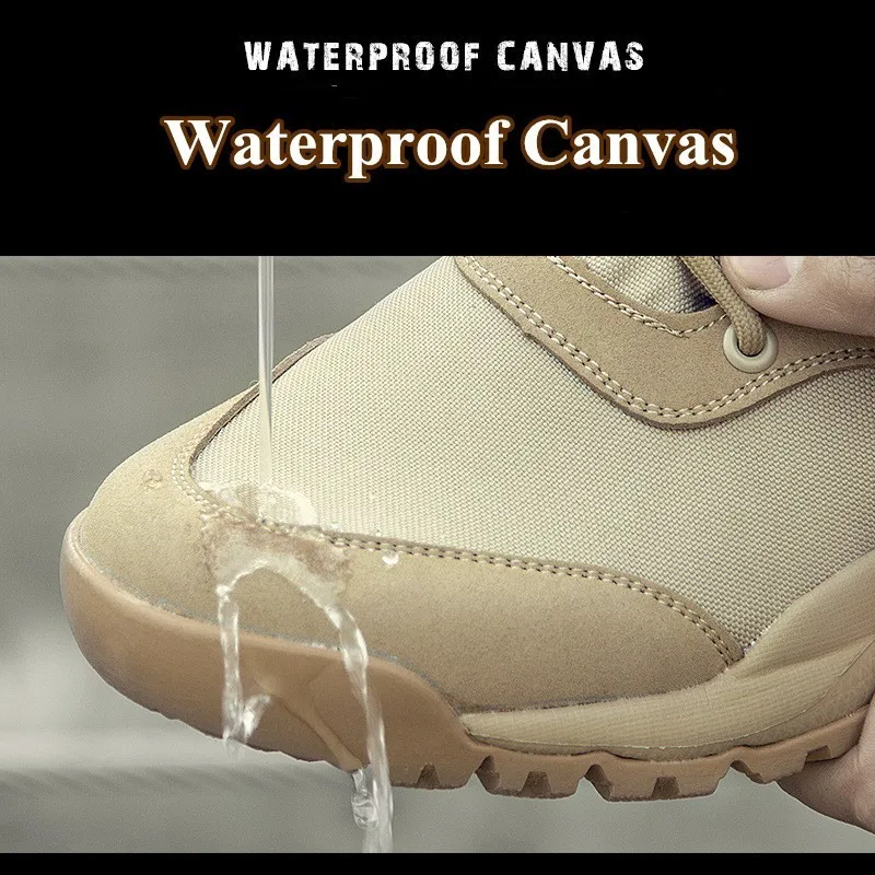 ฤดูร้อน COMBAT BOOT ผู้ชายผู้หญิงปีนเขาการฝึกอบรมน้ําหนักเบากันน้ํายุทธวิธีรองเท้าเดินป่ากลางแจ้ง Breathable ตาข่าย Army รองเท้า