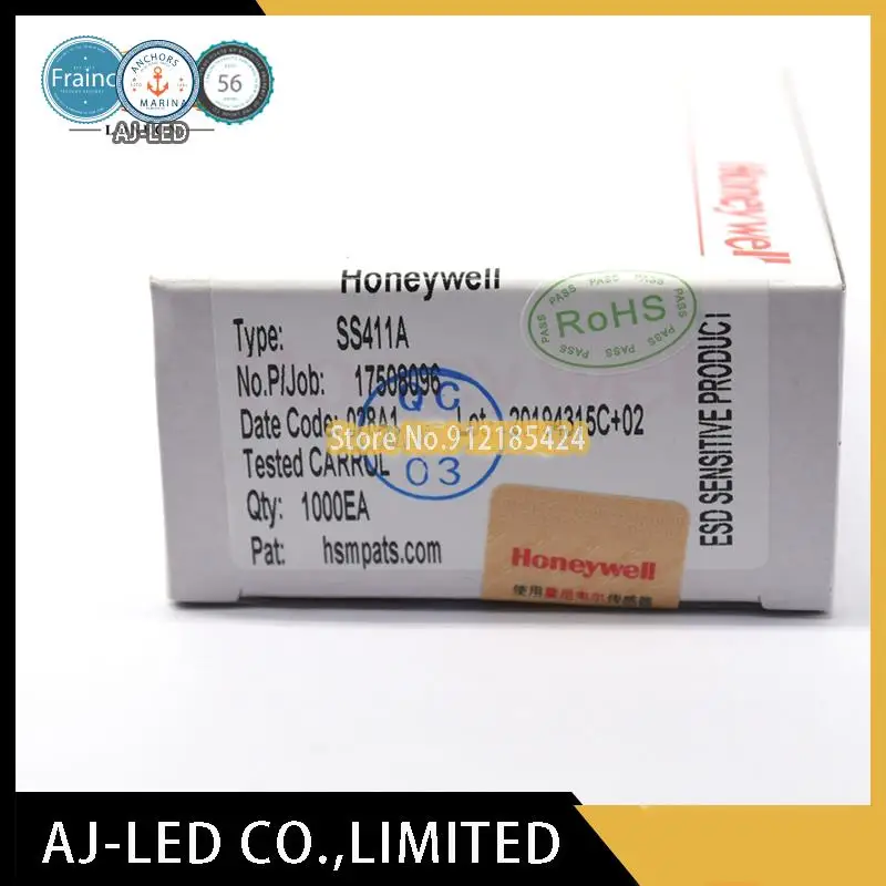 Elemento Bipolar Hall SS411A, marca: 11A para conmutación de motor DC sin escobillas, 10 unids/lote