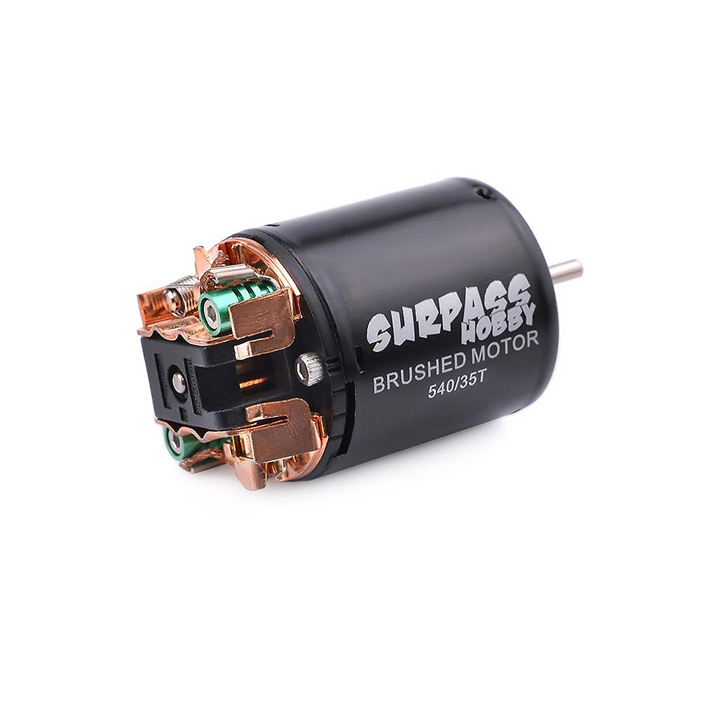 SURPASSHOBBY 540 Motor cepillado 80T 13T 17T 23T 21T 27T 35T 45T 55T para coche 1/10 RC