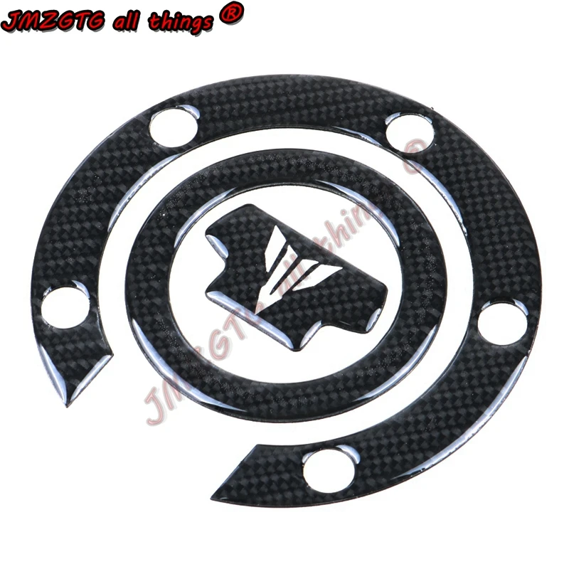Dành Cho Xe YAMAHA MT07 MT09 MT10 Xe Máy Nhiên Liệu Ốp Nắp Decal Dán 3D Carbon Nhìn